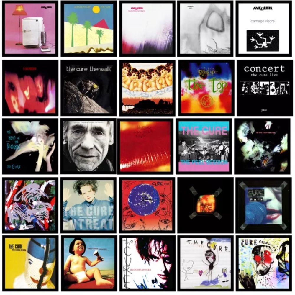 3 For $10 || Handmade || Cure Album Cover Magnets